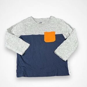 4/$20 H&M Grey Long Sleeve Cotton Shirt